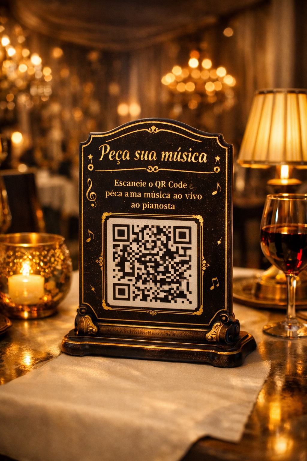 QR code para pedidos de músicas